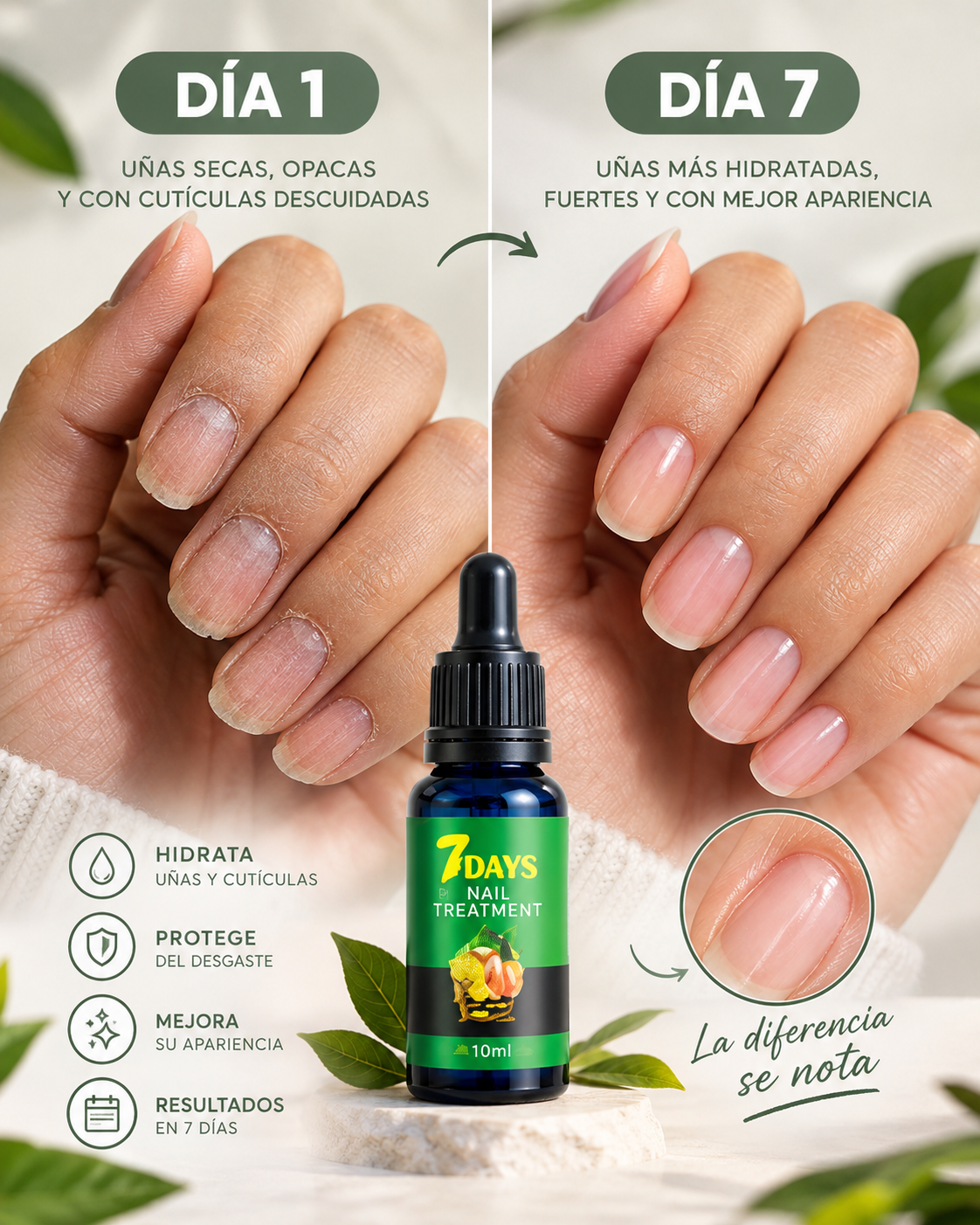 ✨ Uñas Renovadas 7D – Tratamiento Intensivo